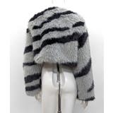 ノーカラーフェイクファーショートコート ジャケット ブルゾン | Riff | 詳細画像18 