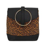 ブラック | ヒョウ柄リュック 豹柄 レオパード | Riff