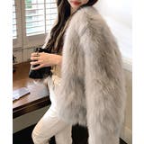 ノーカラーエコファージャケット コート フェイクファー | Riff | 詳細画像17 