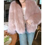 ノーカラーエコファージャケット コート フェイクファー | Riff | 詳細画像22 