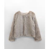 ノーカラーエコファージャケット コート フェイクファー | Riff | 詳細画像31 