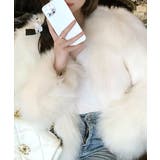 アイボリー | ノーカラーエコファージャケット コート フェイクファー | Riff