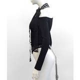 ワンショルリボンレース切り替えトップス カットソー Tシャツ | Riff | 詳細画像17 