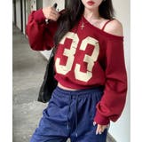 プリントワンショルトップス ロゴ オフショル | Riff | 詳細画像14 