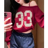 プリントワンショルトップス ロゴ オフショル | Riff | 詳細画像21 