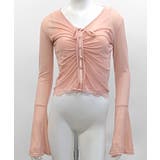 [2点セット] ベルスリーブシアーブラウス+キャミソールセット アンサンブル | Riff | 詳細画像12 