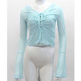 [2点セット] ベルスリーブシアーブラウス+キャミソールセット アンサンブル | Riff | 詳細画像13 