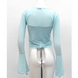 [2点セット] ベルスリーブシアーブラウス+キャミソールセット アンサンブル | Riff | 詳細画像16 