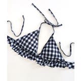 [2点セット] ギンガムチェックフリルビキニ 水着 | Riff | 詳細画像12 