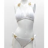 ホルターネックチェーンビキニ 水着 無地 | Riff | 詳細画像26 