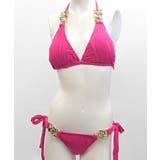 ホルターネックチェーンビキニ 水着 無地 | Riff | 詳細画像31 