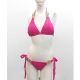 ホルターネックチェーンビキニ 水着 無地 | Riff | 詳細画像32 