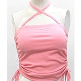 [2点セット] ホルターネック裾シャーリングビキニ 水着 | Riff | 詳細画像30 