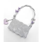 リボン付きショルダーバッグ ハートチャーム バイカラー | Riff | 詳細画像22 