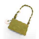 リボン付きショルダーバッグ ハートチャーム バイカラー | Riff | 詳細画像23 