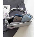 リボン付きショルダーバッグ ハートチャーム バイカラー | Riff | 詳細画像6 