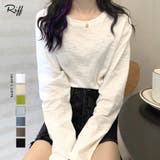 スラブコットンロンT Tシャツ カットソー | Riff | 詳細画像1