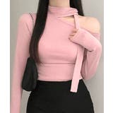 ワンショルダーマフラーデザイントップス チョーカー スカーフ | Riff | 詳細画像16 