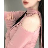 ワンショルダーマフラーデザイントップス チョーカー スカーフ | Riff | 詳細画像19 