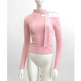 ワンショルダーマフラーデザイントップス チョーカー スカーフ | Riff | 詳細画像26 