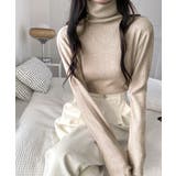 ハイネックリブニット リブ編み タートルネック | Riff | 詳細画像22 