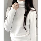 ハイネックリブニット リブ編み タートルネック | Riff | 詳細画像30 