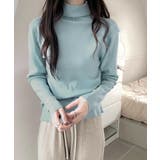 ハイネックリブニット リブ編み タートルネック | Riff | 詳細画像37 