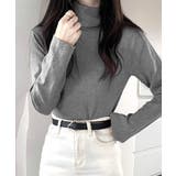 ハイネックリブニット リブ編み タートルネック | Riff | 詳細画像41 