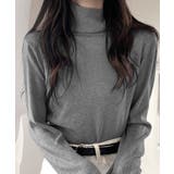 ハイネックリブニット リブ編み タートルネック | Riff | 詳細画像42 