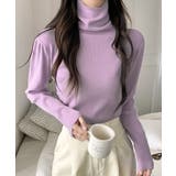 ハイネックリブニット リブ編み タートルネック | Riff | 詳細画像5 