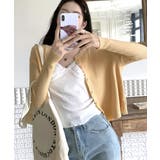 ラウンドネックリブカーディガン リブ編み ノーカラー | Riff | 詳細画像16 