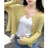 ラウンドネックリブカーディガン リブ編み ノーカラー | Riff | 詳細画像22 