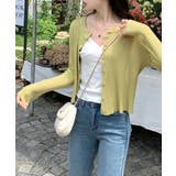 ラウンドネックリブカーディガン リブ編み ノーカラー | Riff | 詳細画像23 