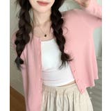 ラウンドネックリブカーディガン リブ編み ノーカラー | Riff | 詳細画像29 