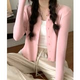 ラウンドネックリブカーディガン リブ編み ノーカラー | Riff | 詳細画像30 