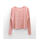 ラウンドネックリブカーディガン リブ編み ノーカラー | Riff | 詳細画像42 