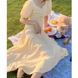 背中あきロングワンピース フレアワンピース ミモレ丈 | Riff | 詳細画像10