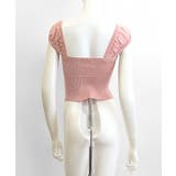 ビスチェ風リブニットトップス タンクトップ リボン | Riff | 詳細画像22 