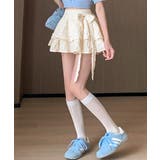 リボンティアードミニスカート インパン付き ショート丈スカート | Riff | 詳細画像15 