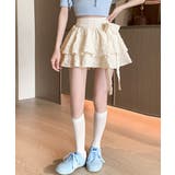 リボンティアードミニスカート インパン付き ショート丈スカート | Riff | 詳細画像19 