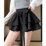 リボンティアードミニスカート インパン付き ショート丈スカート | Riff | 詳細画像3 