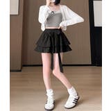 リボンティアードミニスカート インパン付き ショート丈スカート | Riff | 詳細画像7 