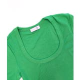 Uネック半袖Tシャツ ショート丈 クロップド丈 | Riff | 詳細画像36 