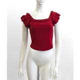 バックリボンスクエアネックフリルトップス 2WAY フレンチスリーブ | Riff | 詳細画像20 