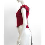 バックリボンスクエアネックフリルトップス 2WAY フレンチスリーブ | Riff | 詳細画像21 