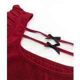 バックリボンスクエアネックフリルトップス 2WAY フレンチスリーブ | Riff | 詳細画像24 