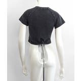 ヴィンテージ風ショート丈Tシャツ ロゴ刺繍 クロップド丈 | Riff | 詳細画像18 