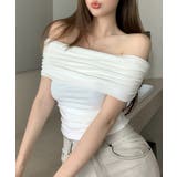 オフショルダートップス 半袖 Tシャツ | Riff | 詳細画像10 