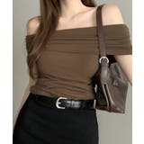 オフショルダートップス 半袖 Tシャツ | Riff | 詳細画像13 