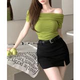 オフショルダートップス 半袖 Tシャツ | Riff | 詳細画像27 